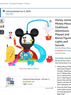 Disney Mickey Mouse Clubhouse Playset - Blue/Black/Red/Yellow